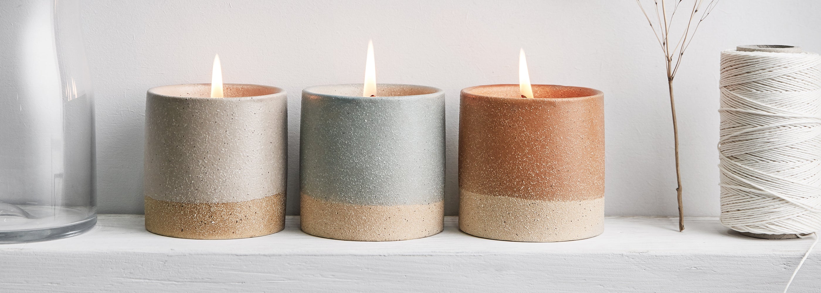 SEA SALT MAXI LAMORNA TEALIGHT CANDLES, Home Furnishings