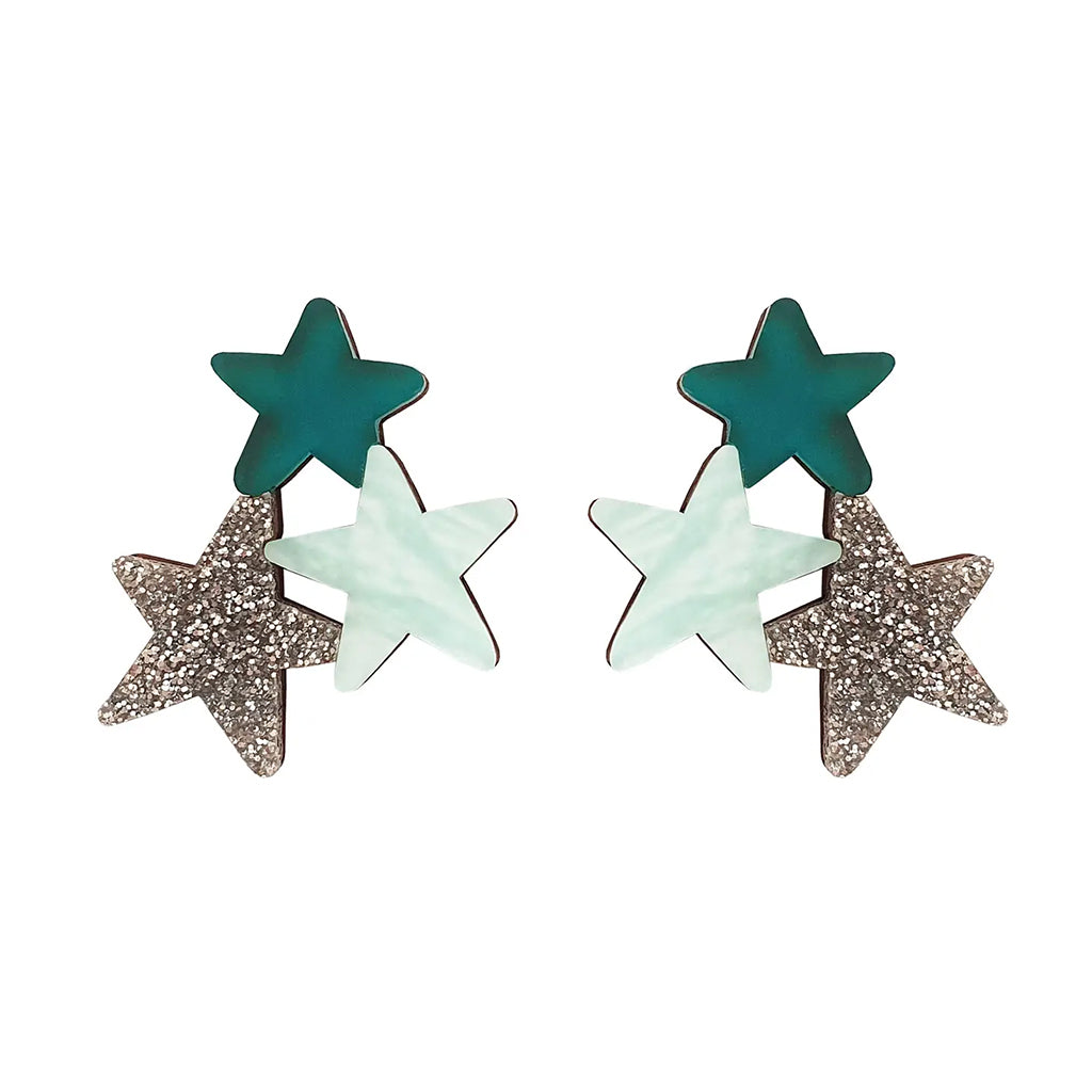 Statement hot sale star earrings