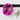 Mirror Knitted Lambswool Snood - Honesty Pink and Thulian