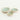 Medium  Patterned Wonky Bowl - Mint Green