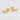 CZ Star Crawler Stud Earring - Gold