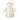 Faella Candle Holder - White & Solid Gold