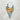 Ceramic Hanging Heart - Blue Anglesey