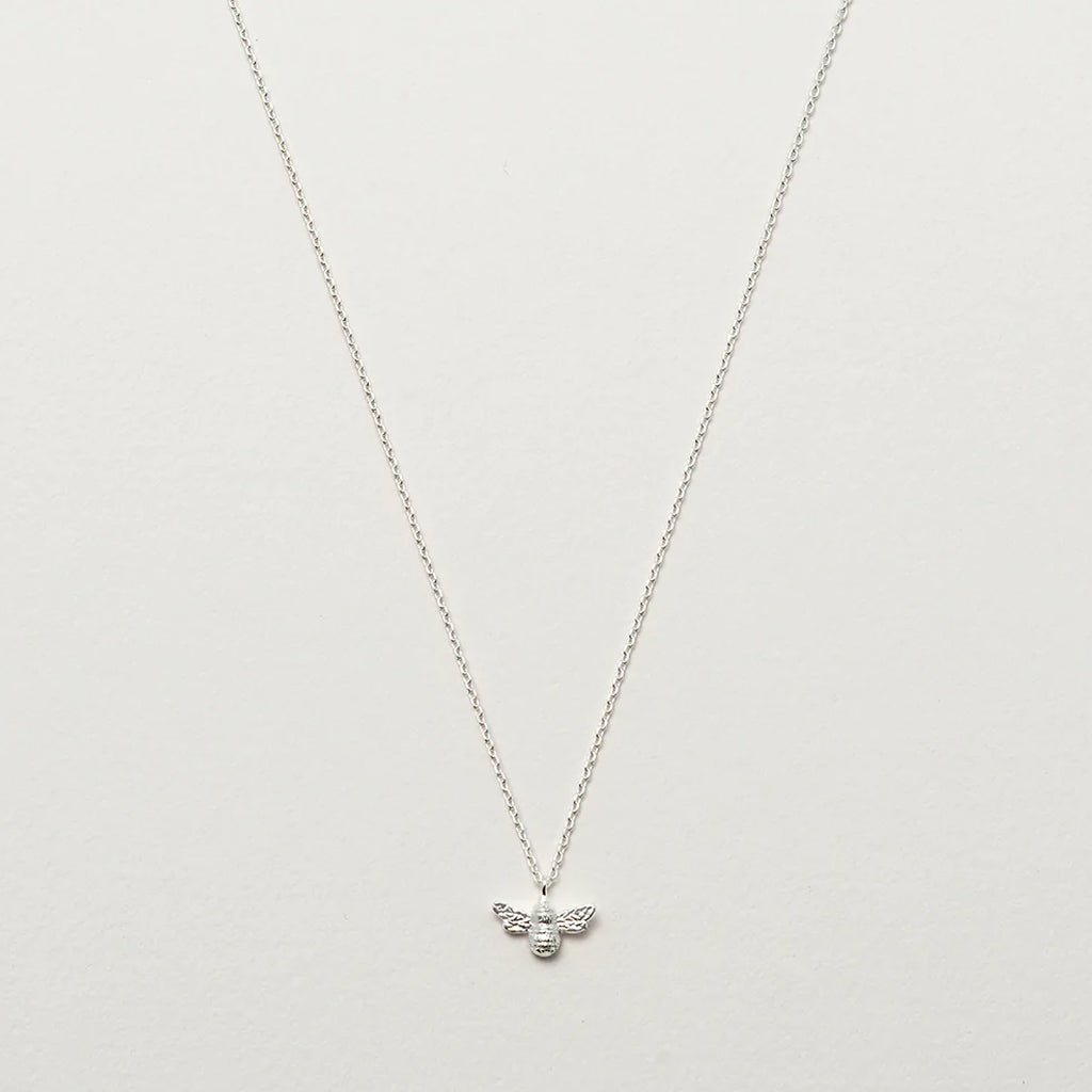 Estella Bartlett Bee Necklace Silver Plated – Janet Bell