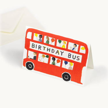 Card Birthday Bus