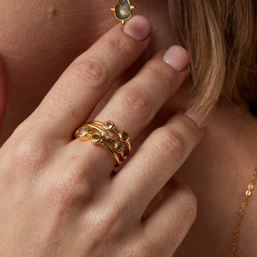 Stacking Ring Set - Porto Labradorite