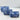 Quilted Wash Bag - White and Blue Floral