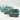 Quilted Wash Bag - Green and Blue Floral Design