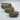 Quilted Wash Bag - Green With Pink Flowers