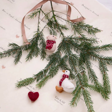 Hanging Decoration - Goose with Scarf