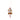 Hanging Decoration - Christmas Candy With Ochre Bow