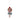 Hanging Decoration - Christmas Candy With Light Blue Bow