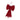 Hanging Decoration - Small Red Bow