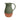 Sintra Glazed Terracotta Jug - Olive Green