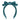 Velvet Edie Bow Headband - Teal