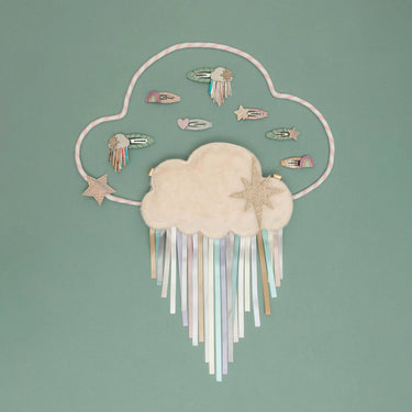 Rainy Cloud Hair Clips