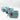 Quilted Wash Bag - Teal Stripe with Lobsters