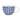 Patterned Cappuccino Tea Cup - Blue Flower