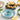 Sintra Glazed Terracotta Olive Dish - Duck Egg