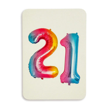 Card - Birthday Balloon No. 21