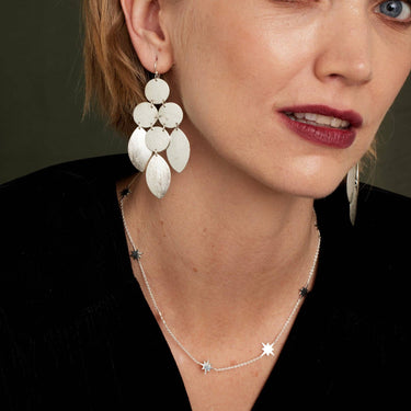 Mini Cheyenne Earrings - Silver