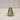 Vintage Green Ribbed Glass Bottle (9.9cm)
