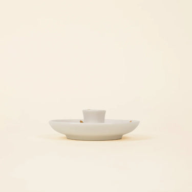 Candle Holder - Gold Brush Marks