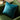 Meridian Velvet Cushion - Teal/Blush
