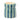 Cabana Blue/Navy Striped Ceramic Candle - Warm Cider