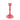 Enamel Candlestick - Vibrant Pink