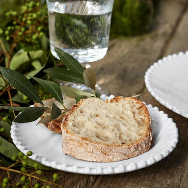 Bread Plate - Pearl White