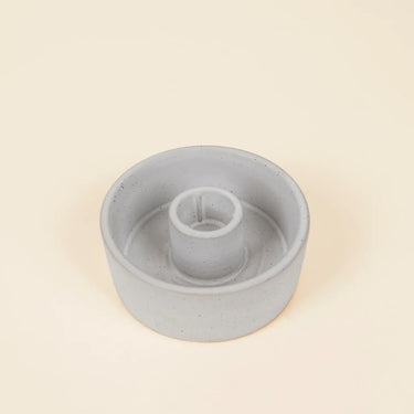 Candle Holder - White Speckle