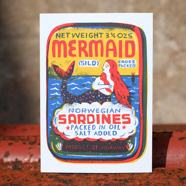 Card - Mermaid Sardines