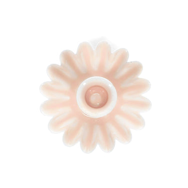Enamel Flower Candle Holder - Pink