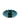 Enamel Flat Flower Candle Holder - Blue