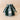 Cotton Towelling Wash Bag - Green Stripe