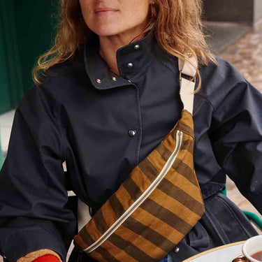 Bum Bag - Stripes Cumin / Black