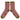 Women's Lambswool Ankle Socks - Diamonds - Pink & Red