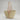 Woven Straw & Leather Beach Tote - Natural