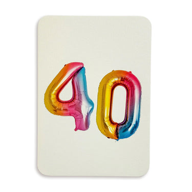 Card - Birthday Balloon No. 40