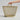 Handwoven Straw Market Basket - Boho Open Weave Tote Bag