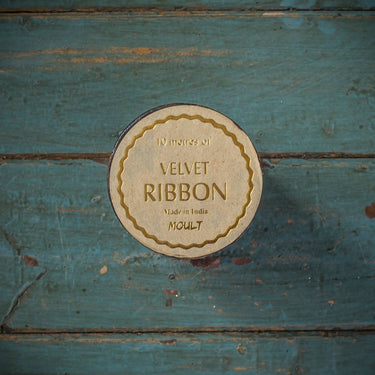 Velvet Ribbon - Golden Brown Glitter (10m)