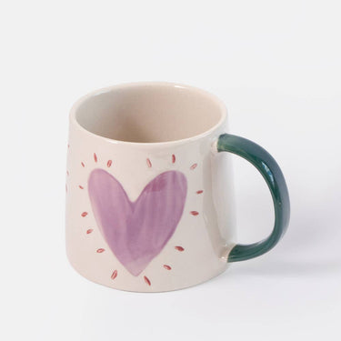 Large Mug - Lilac Heart Burst