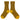 Recycled Silk Blend Ribbed Socks - Mustard & Yellow
