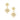 Elsa Star Earrings - Gold