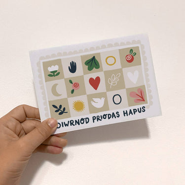 Card - Dirwnod Priodas Hapus