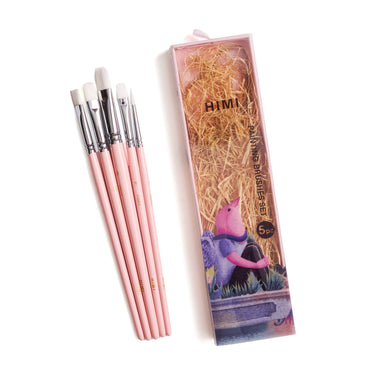 Brush Set of 5 - Pink