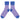 Cashmere Mix Slouch Socks - Lilac & Bright Blue