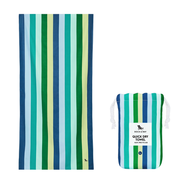Quick Dry Towels - Summer Cool Lagoon