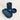 Desk Pencil Holder - Menai Blue
